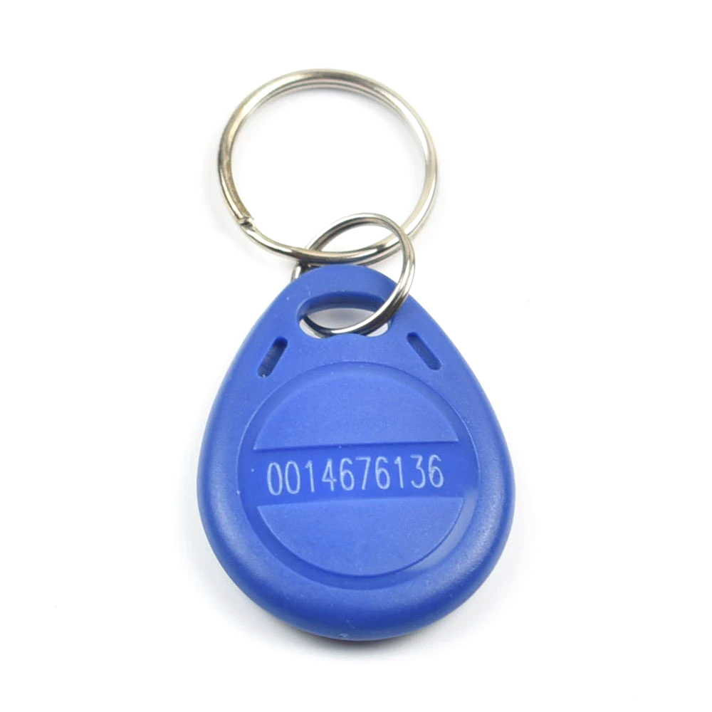 RFID Key Fob, 125kHz Keyfob Tag For Door Access Control System - Blue