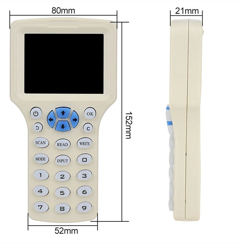 125 kHz 13,56 MHz RFID porte-clés lecteur de copie graveur de copieur  duplicateur de copieur - Chine Copieur RFID, duplicateur de copieur RFID