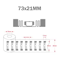 IMPINJ MONZA R6-P 860-960MHz 73 x 21MM UHF Inlay Lable RFID