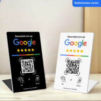 Dutch Google Review Stand (NFC Tap + QR Code) Small - ABC RFID