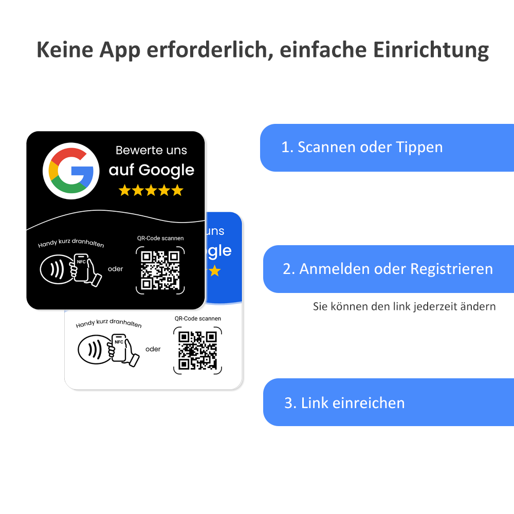 German google review plates