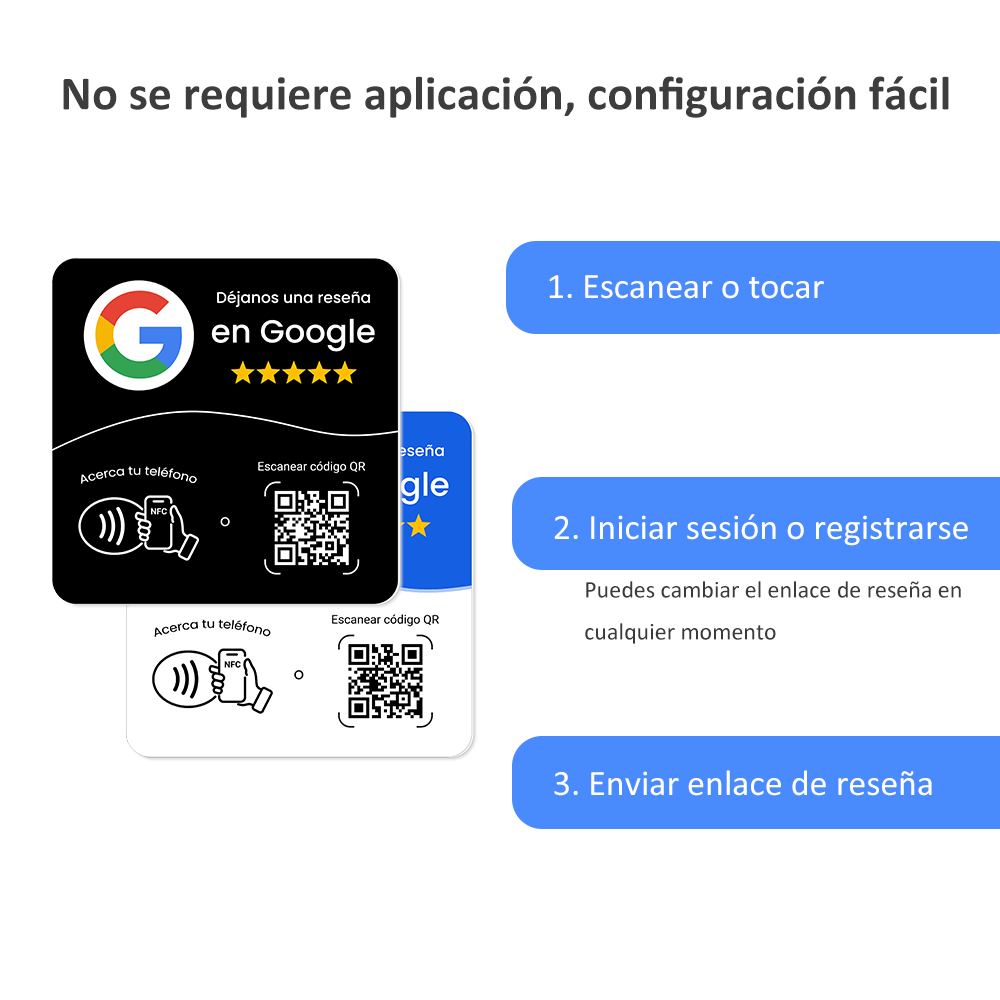 Spanish Google review plate (4)